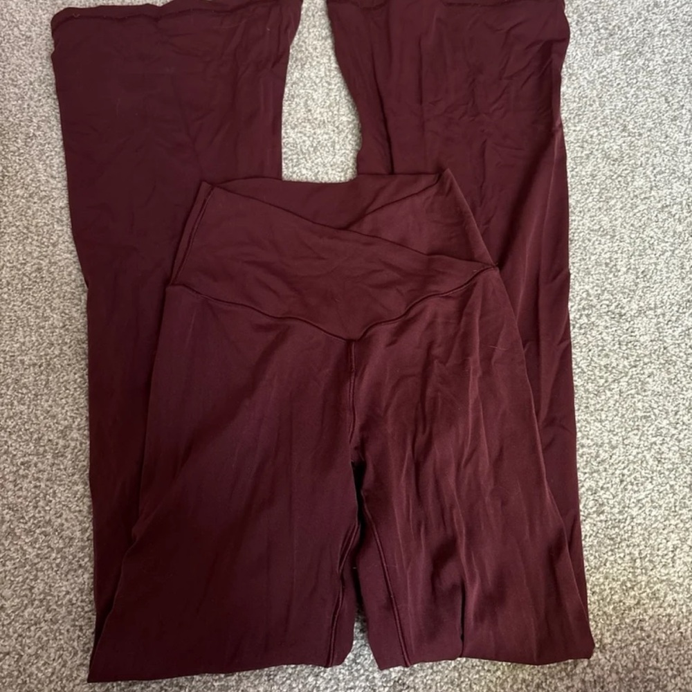 Aerie flared Women's Burgundy Pants
